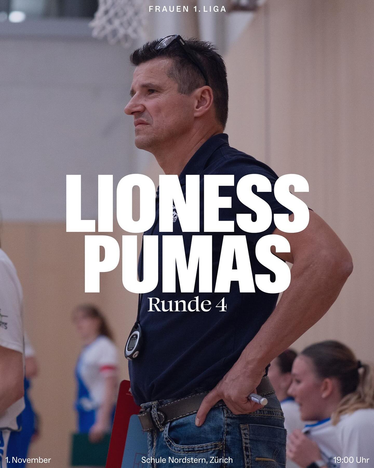 🦁Vorschau!🦁
🔵⚪️
Das Frauenteam trifft am Samstagabend zuhause auf @zurich_oberland_pumas_damen!
🔵⚪️
Das Team freut sich auf zahlreiche Unterstützung!
🔵⚪️
Grafik: @michel.domeisen 
Foto: @n.rechberger 
🔵⚪️
#lioness #floorballzurichlioness #meisterschaft #swissunihockey #unihockey #salibandy #innebandy #floorball #iff #zurich #schweiz #switzerland