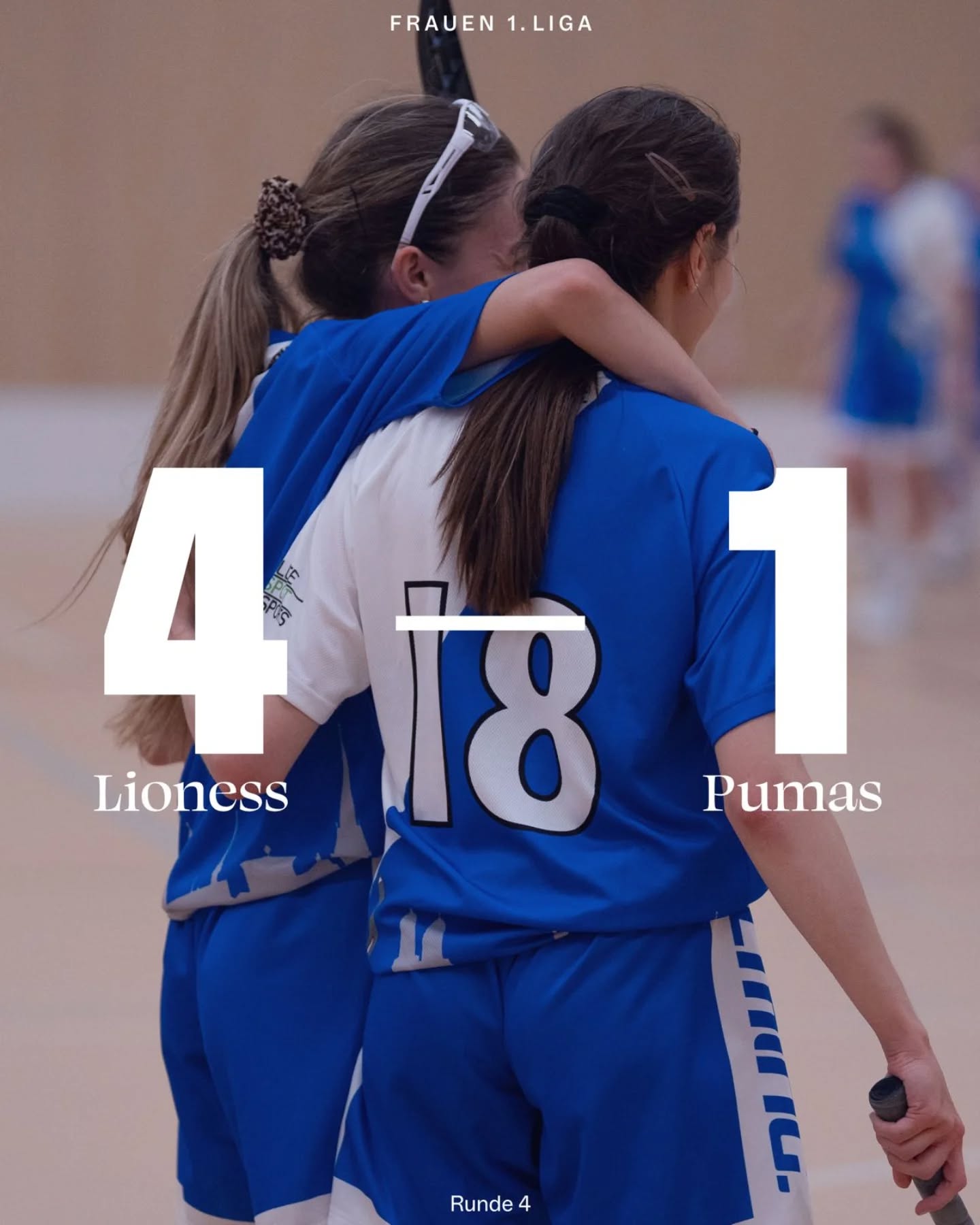 Resultat Damen!🦁💙🤍
🔵⚪️
Unsere Löwinnen gewinnen am Samstag 4:1 im Zürcher Derby gegen @zurich_oberland_pumas_damen.💥
🔵⚪️
Grafik: @michel.domeisen 
Foto: @n.rechberger 
🔵⚪️
#lioness #floorballzurichlioness #win #1liga #swissunihockey #iff #unihockey #floorball #innebandy #salibandy #salmingfloorball #taurussports