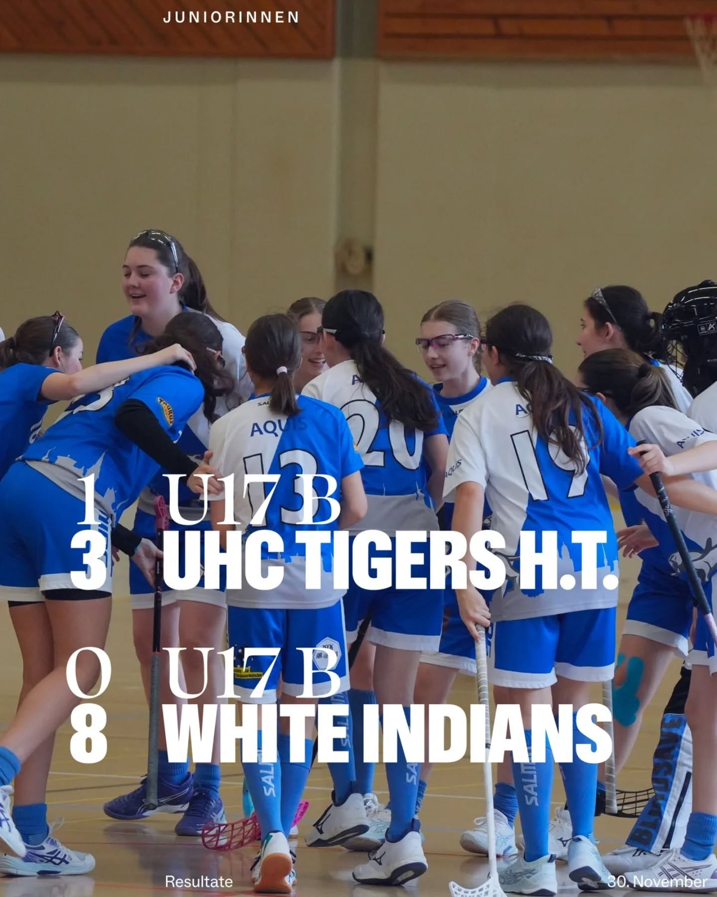 Resultatflash Juniorinnen!💙🤍🦁
🔵⚪️
U17b
❌️ 1:3 vs. @uhctigers 
❌️ 0:8 vs. @white.indians 
🔵⚪️
C Weiss
✅️ 6:1 vs. @kdjets_c_u17b 
🟰 6:6 vs. @chilisrr 
🔵⚪️
C Blau
✅️ 11:1 vs. @buelachfloorball 
✅️ 6:0 vs. @chilisrr 
🔵⚪️
D Nord
✅️ 12:2 vs. @chilisrr 
✅️ 11:8 vs. D West
🔵⚪️
D West
❌️ 11:8 vs. D Nord
✅️ 4:2 vs. @redants_juniorinnen 
🔵⚪️
Grafik: @michel.domeisen 
🔵⚪️
#lioness #floorballzurichlioness #resultatflash #juniorinnen #swissunihockey #iff #unihockey #floorball #innebandy #salibandy #salmingfloorball #taurussports