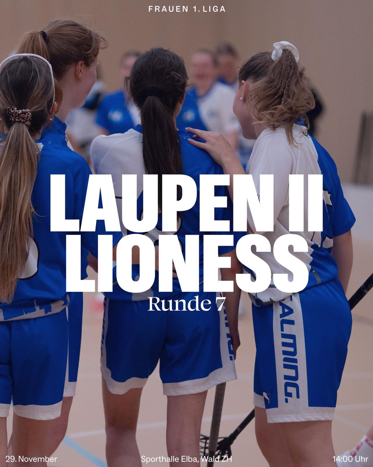 Das Frauenteam trifft am Samstag auf den @uhc_laupen!
🔵⚪️
Grafik: @michel.domeisen 
🔵⚪️
#lioness #floorballzurichlioness #swissunihockey #unihockey #floorball #innenandy #salibandy #schweiz #switzerland #zurich #taurussports