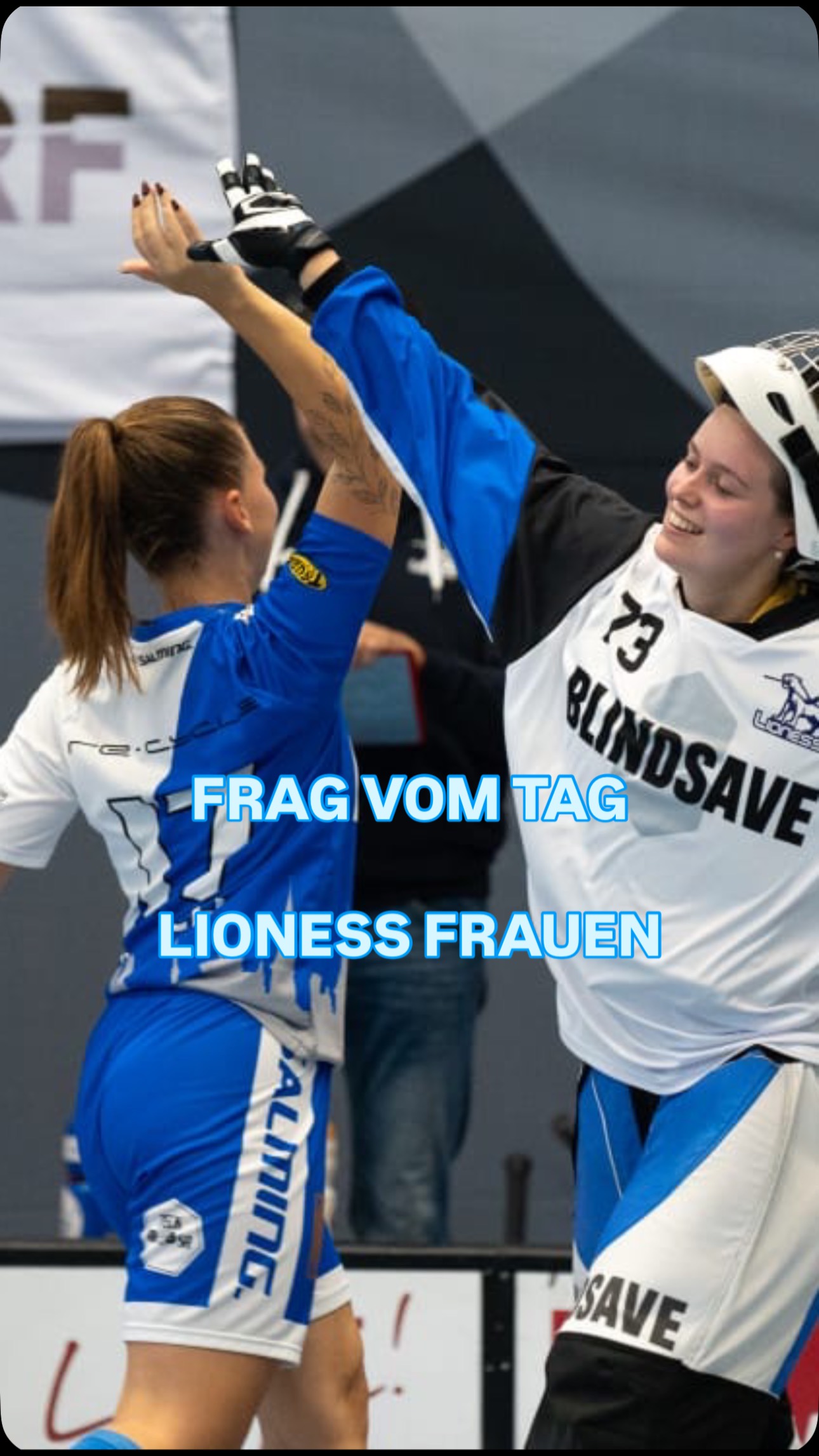 Frage der Woche
Falls ihr under Frauenteam besser kennenlernen wollt 🤍🤭💙

#lioness #floorballzurichlioness #floorball #swissunihockey #unihockey #sport #team