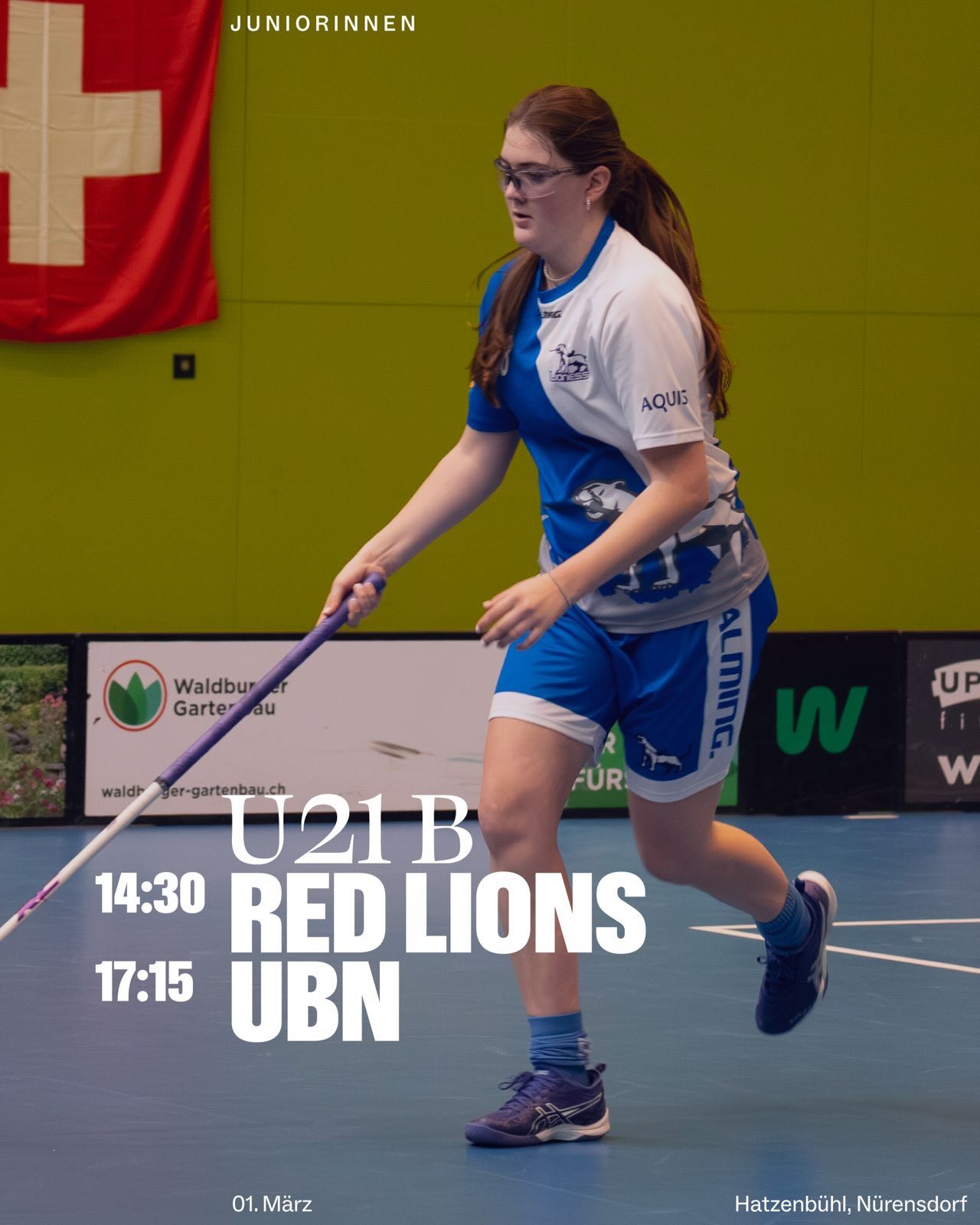 Vorschau Juniorinnen 🦁
🔵⚪️
U21b:
📍: Hatzenbühl, Nürensdorf
⏰: 14:30 vs. @redlionsfrauenfeld & 17:15 vs. @unihockey_basi_nueri
🔵⚪️
U17b:
📍: Sporthalle Alpnach, Alpnach Dorf
⏰: 15:25 vs. @uhc_lok_reinach & 17:15 vs. @unihockey_basi_nueri
🔵⚪️
#lioness #juniorinnen #swissunihockey #floorball #taurussports