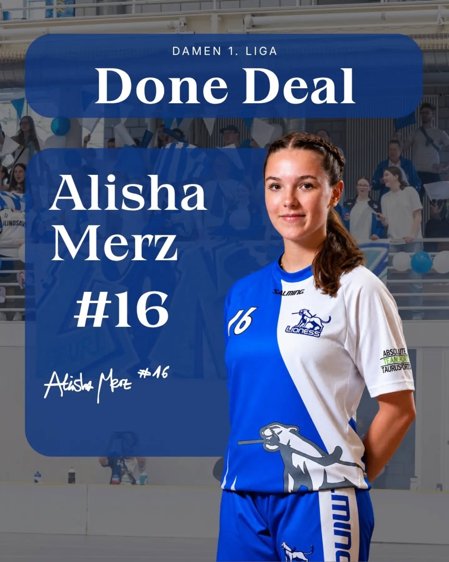 Damen 1. Liga
Alisha Merz | Nr. 16 | Captain

Damen 1. Liga
Annina Schalch | Nr. 15 | Assistant Captain