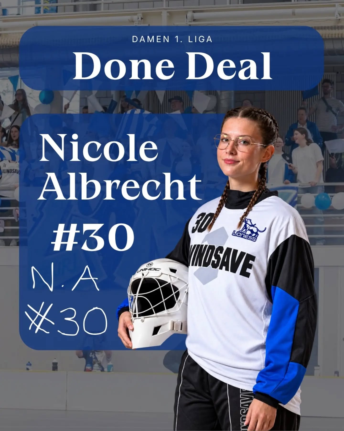 Damen 1. Liga
Nicole Albrecht | Nr. 30

Damen 1. Liga
Bernadette Stephan | Nr. 95