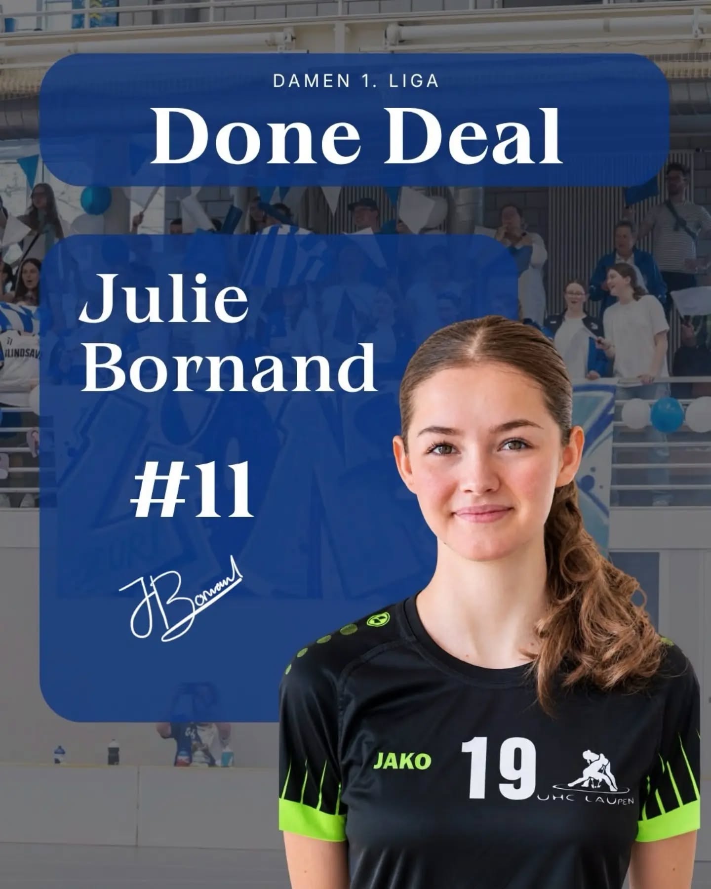 Damen 1. Liga
Julie Bornand | Nr. 11
Damen 1. Liga
Fabienne Knecht | Nr. 12
Damen 1. Liga
Michelle Fürst | Nr. 14